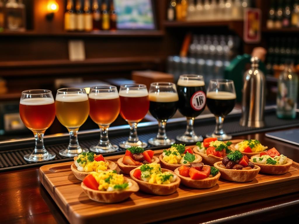 Pintxos counter and slot nook entrance at Bilbao Riverside Pintxos Slot Café